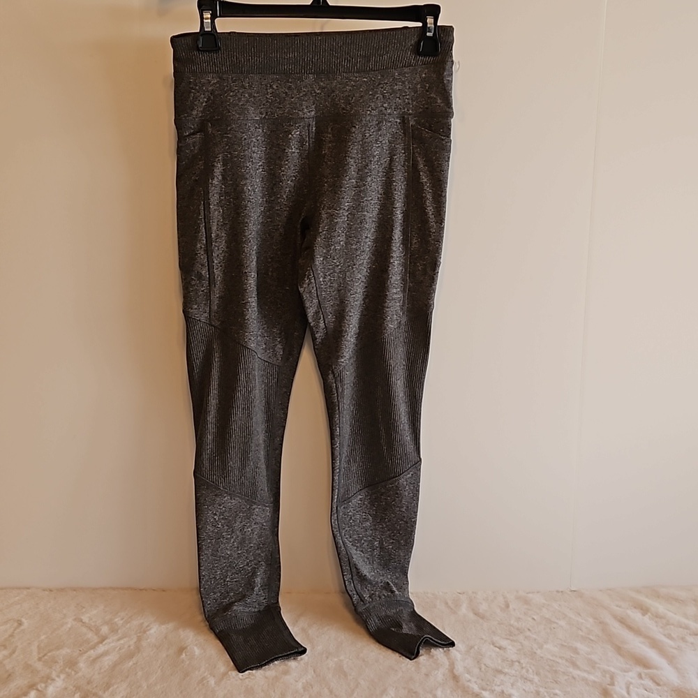 RBX Gray Leggings Small Drawstring Pockets - Picture 12 of 16